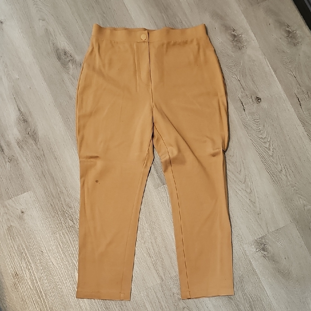 Worthington Tan Leggings with High Waist